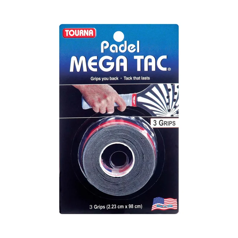 Padel Mega Tac 3er Pack-Schwarz