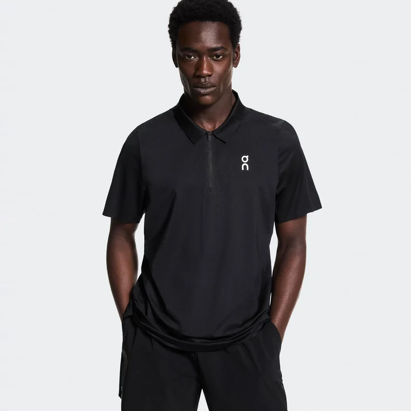 Court Polo Herren - schwarz