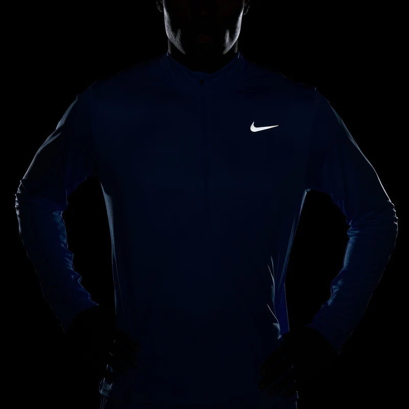 Pacer Half-Zip Laufshirt Herren - hellblau
