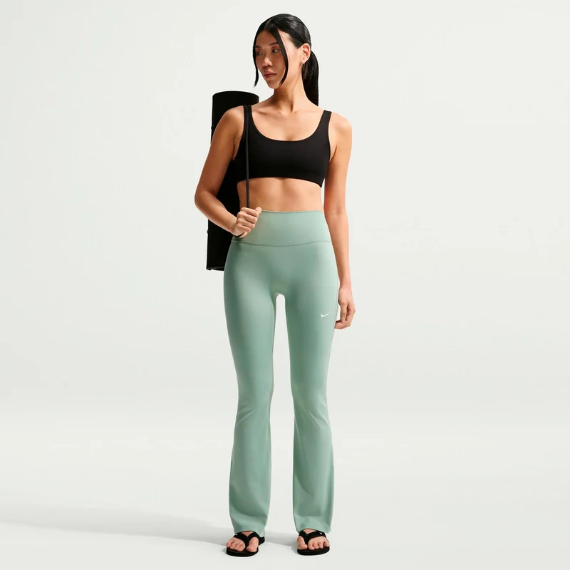 One High Waist Flare Tight Damen - salbei