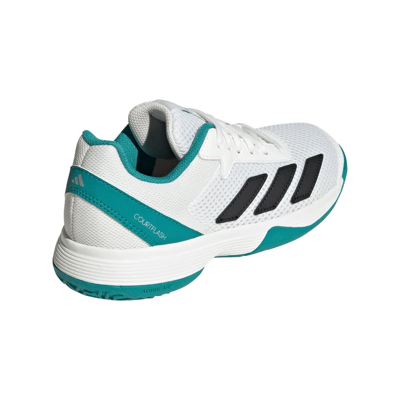 Courtflash Allcourtschuh Kinder - weiß, petrol