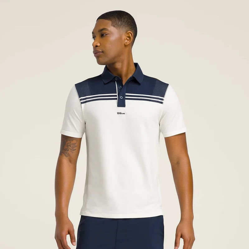 All Seasons Polo Herren-Dunkelblau,Creme