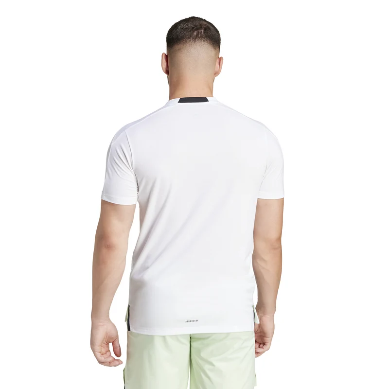 D4T T-Shirt Herren-Weiß