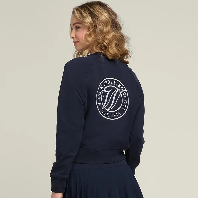 Sideline Crew Sweatshirt Damen - dunkelblau,