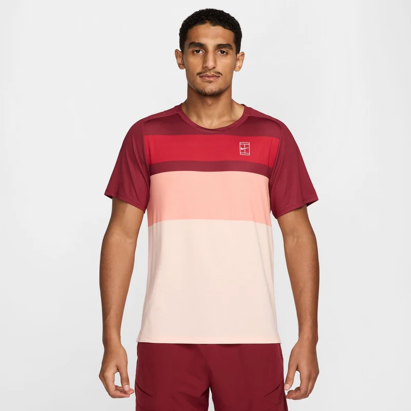Court Dri-Fit Advantage T-Shirt Herren-Rot,Koralle
