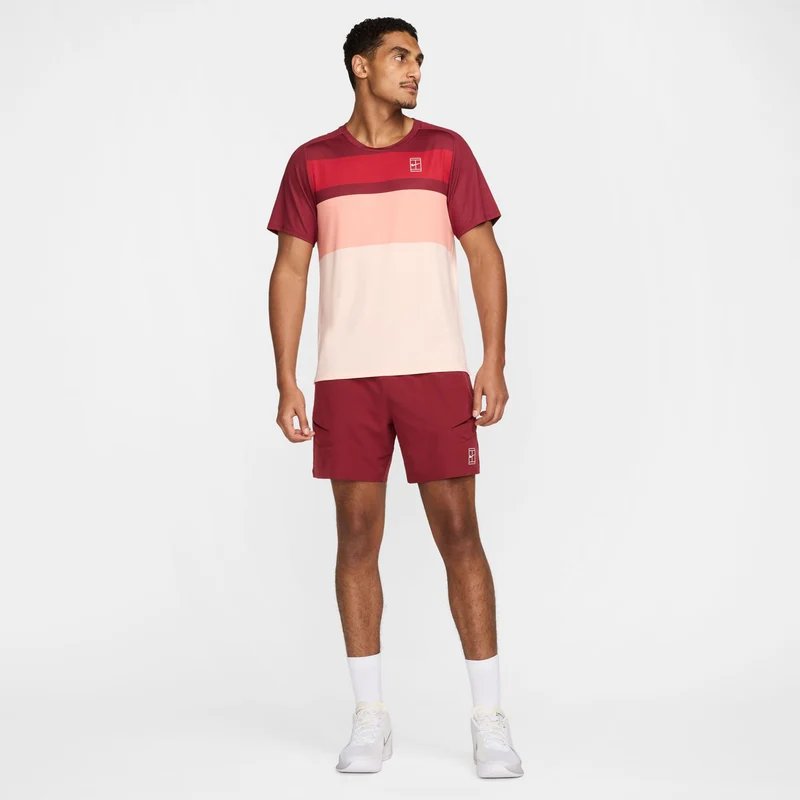 Court Dri-Fit Advantage T-Shirt Herren-Rot,Koralle