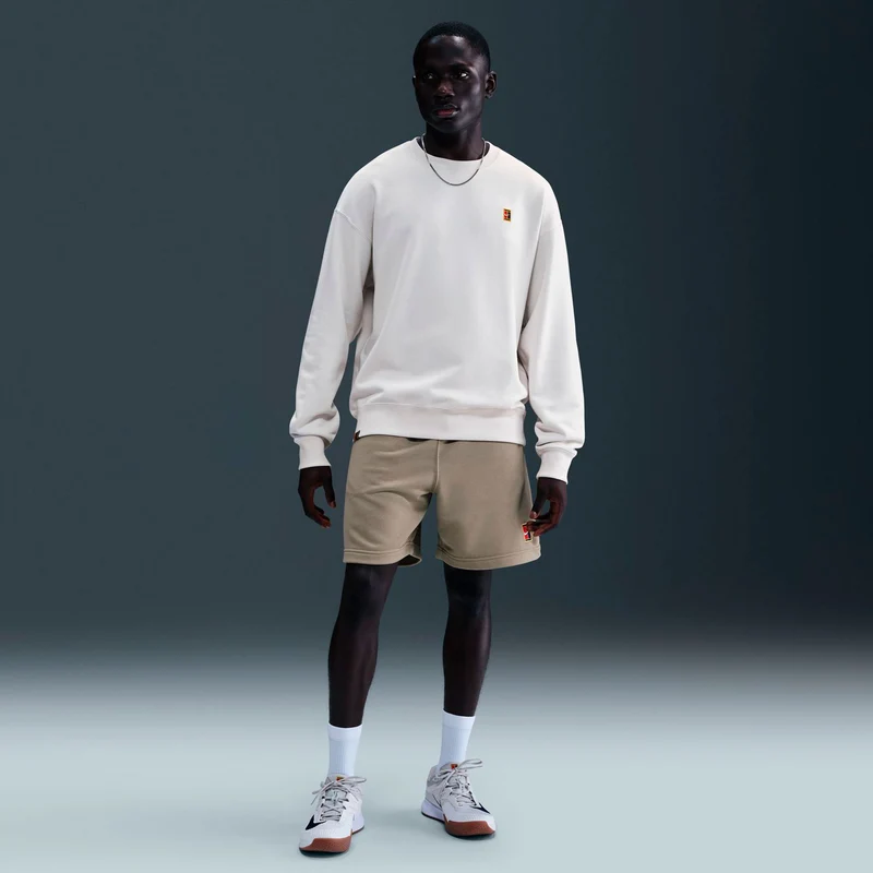 Court Crew Sweatshirt Herren-creme