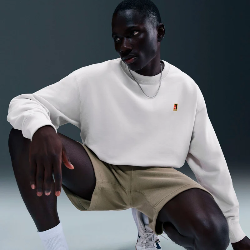 Court Crew Sweatshirt Herren-creme
