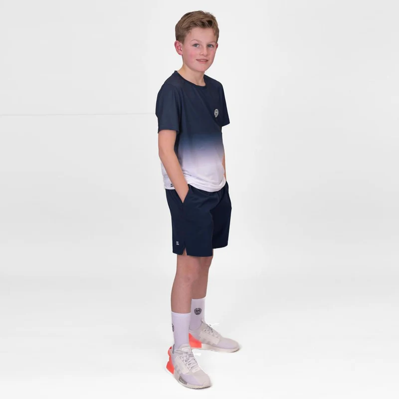 Crew Gradiant T-Shirt Jungen-Dunkelblau,Weiß