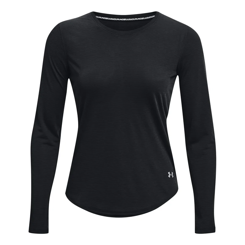 Streaker Longsleeve Damen-Schwarz
