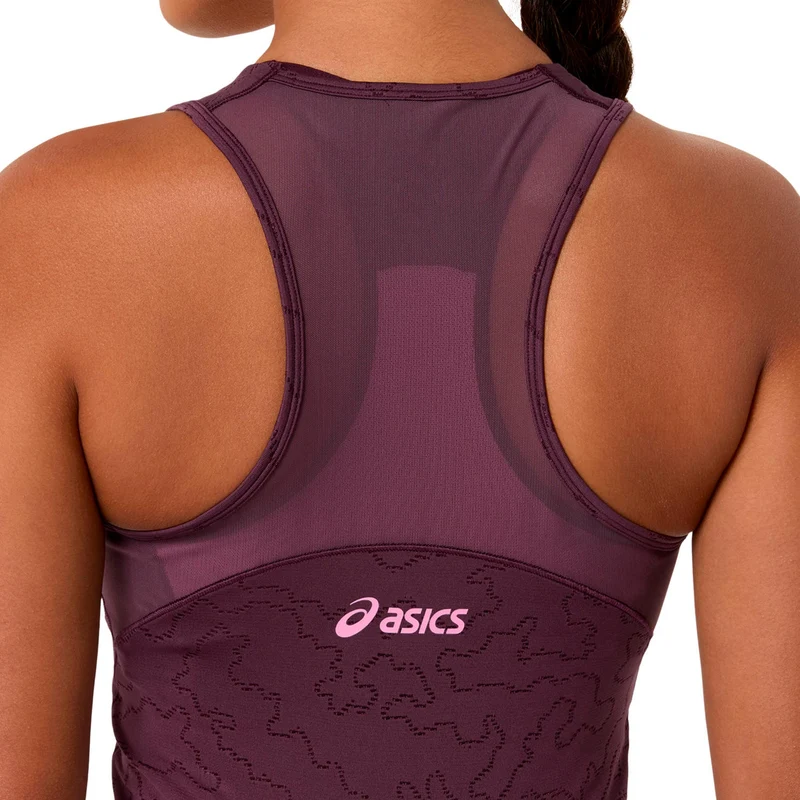 Match Jacquard Kleid Damen - weinrot