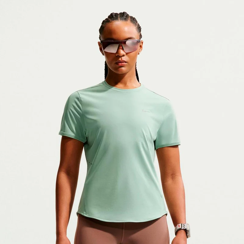 Swift Laufshirt Damen - hellgrün, silber