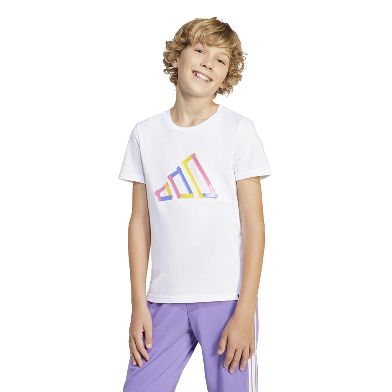 Graphic T-Shirt Kinder-Weiß,Mehrfarbig
