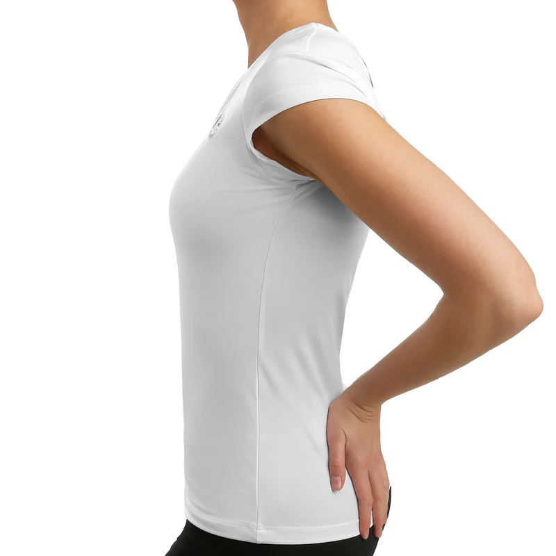 Bella 2.0 Tech V-Neck T-Shirt Damen - weiß, schwarz