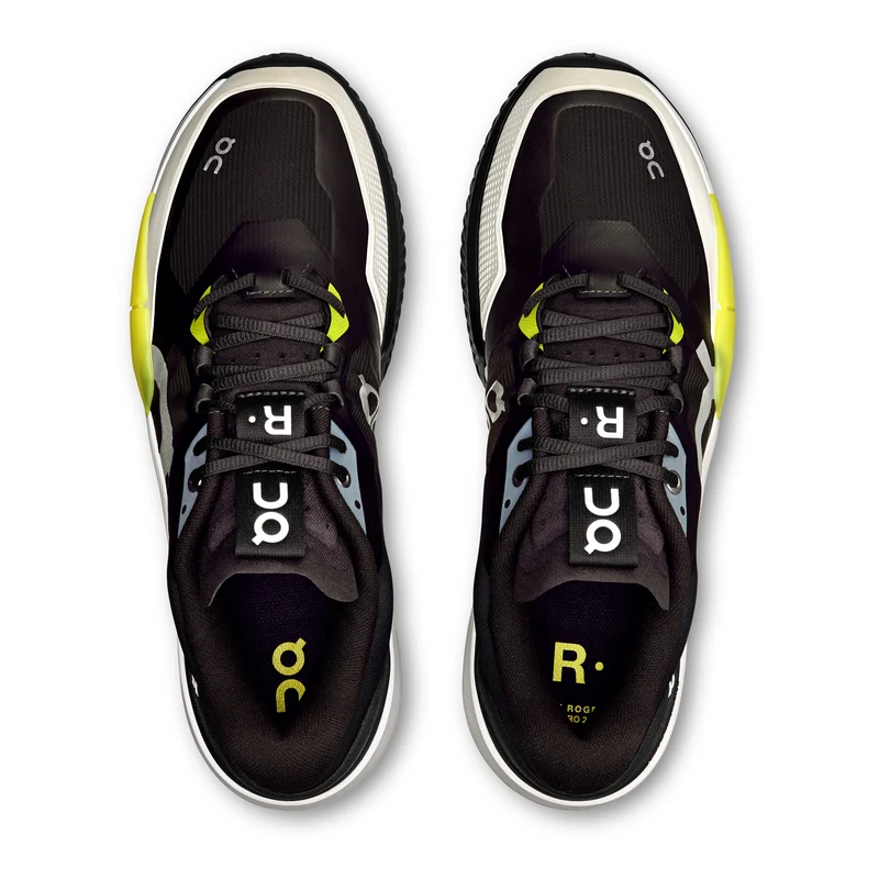 The Roger Pro 2 Sandplatzschuh Herren-Schwarz,Gelb