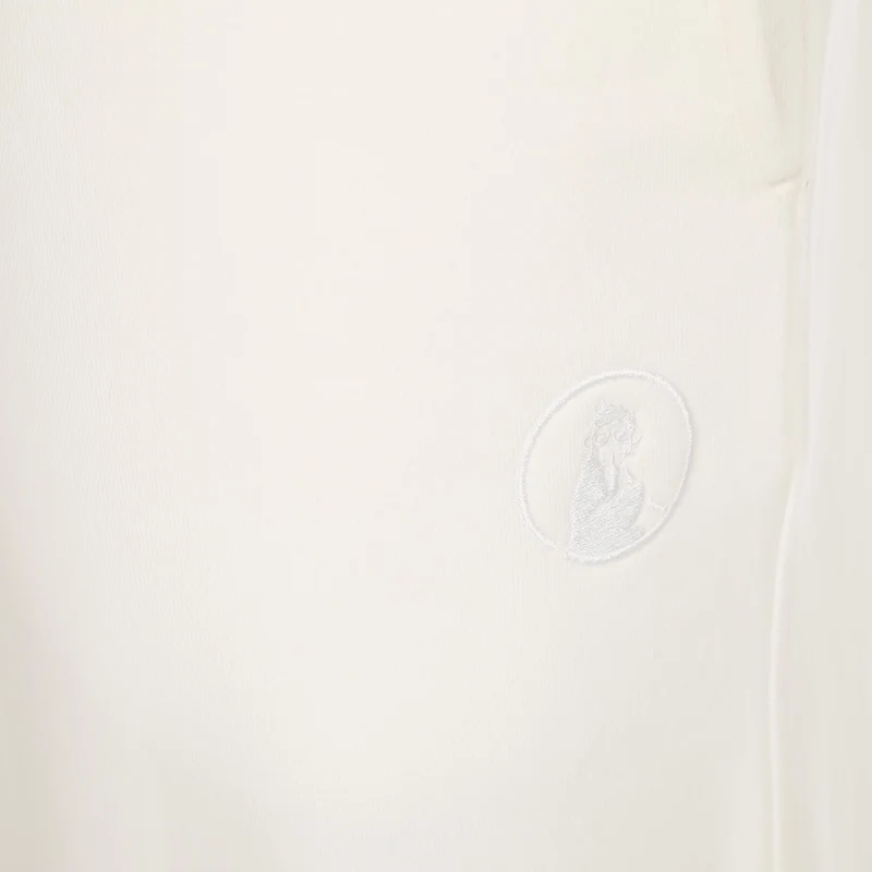 Straight Leg Trainingshose Unisex - creme