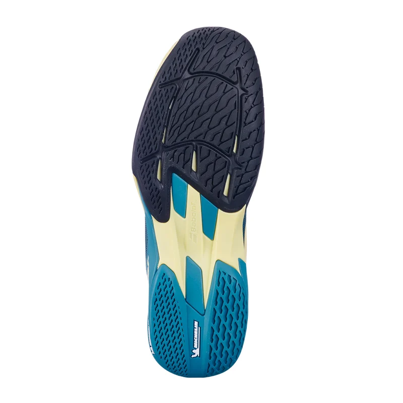 Jet Mach 4 Allcourtschuh Herren - blau, limette