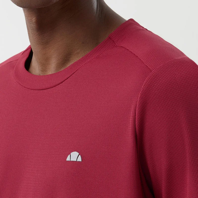Teller T-Shirt Herren - weinrot