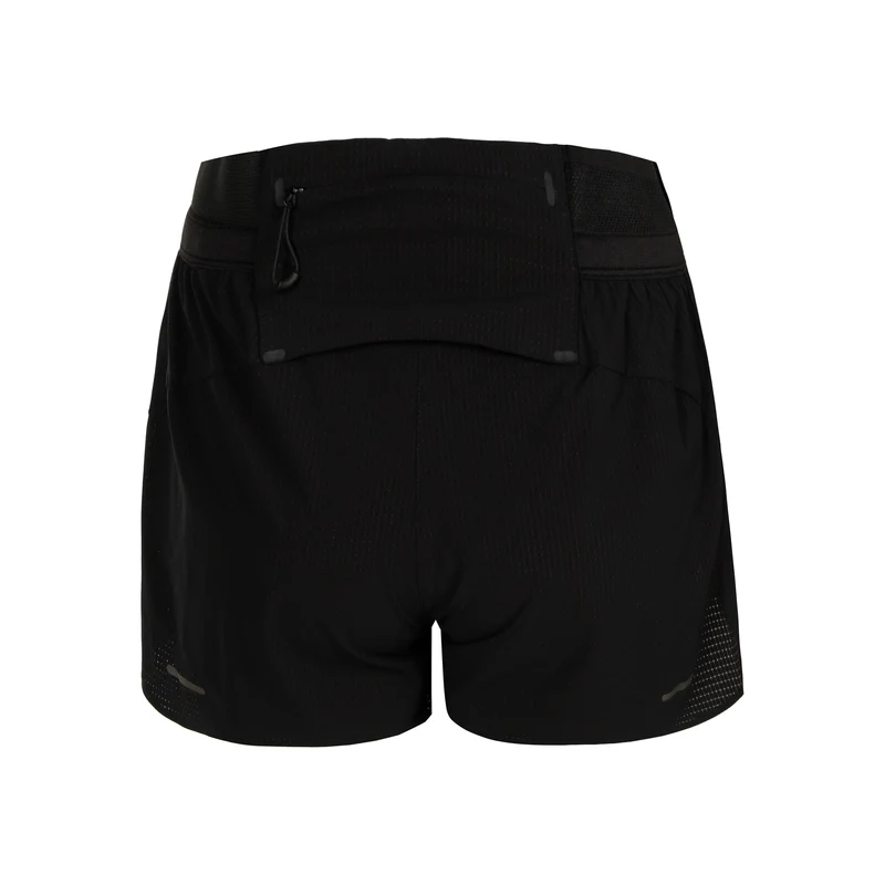Metarun Split Laufshorts Damen-Schwarz