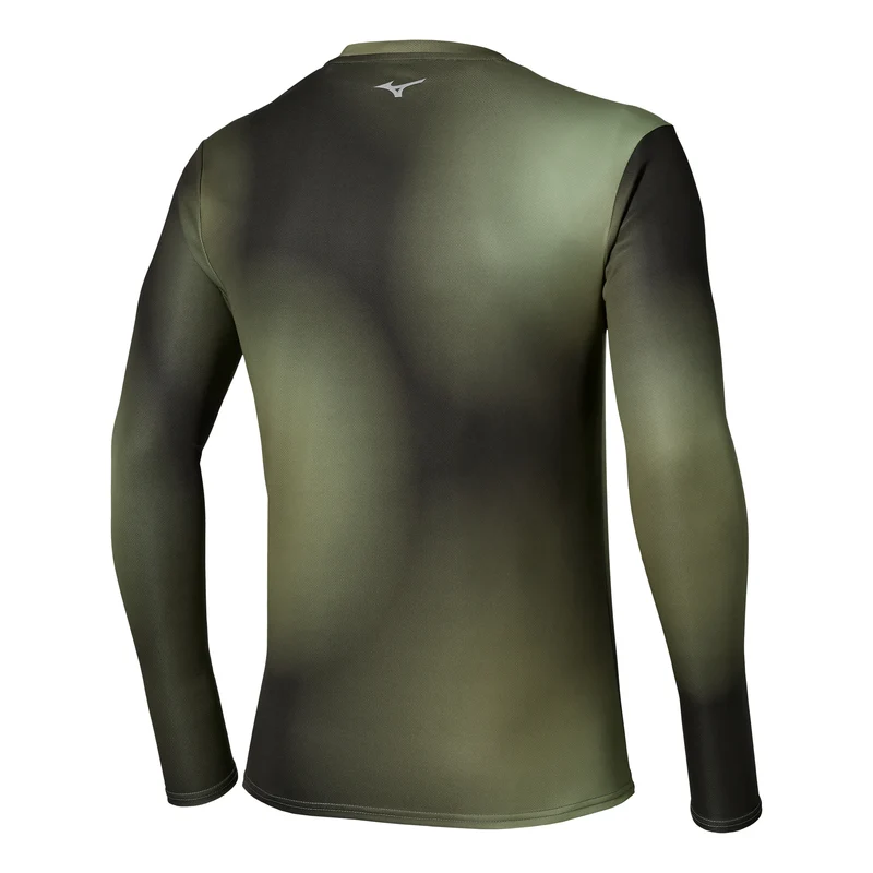 Core Graphic Laufshirt Herren - dunkelgrün, oliv