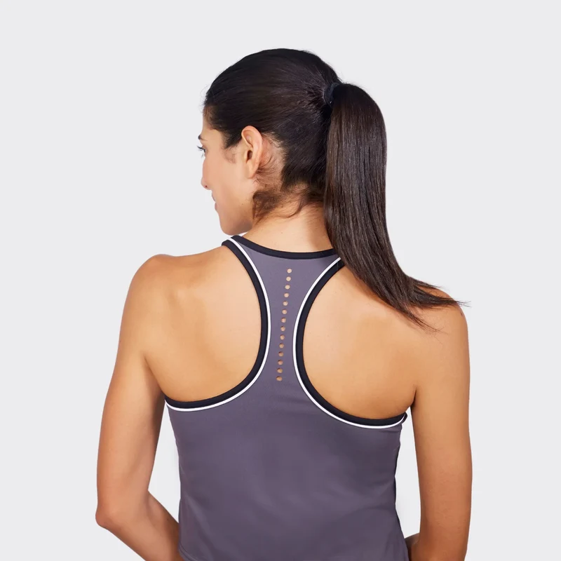 Selene Tank-Top Damen-dunkelgrau