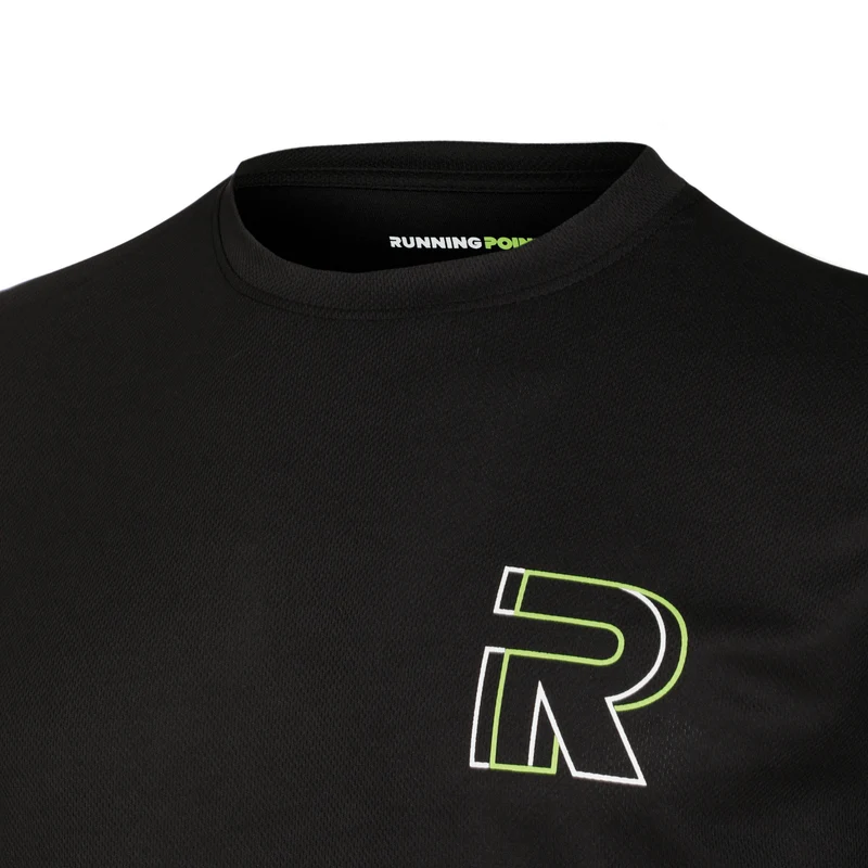 Basic Laufshirt Herren-Schwarz