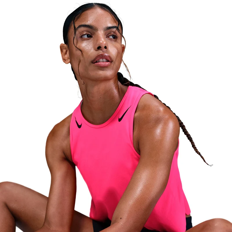 AeroSwift Laufshirt Damen - pink, schwarz