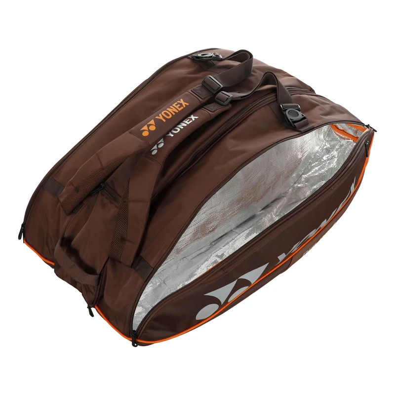 Pro Racquet Bag Espresso Brown Schlägertasche 12er - braun, orange