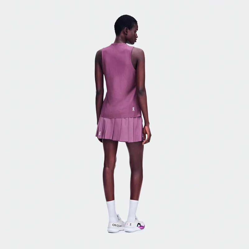 Court Pleated Rock Damen - berry