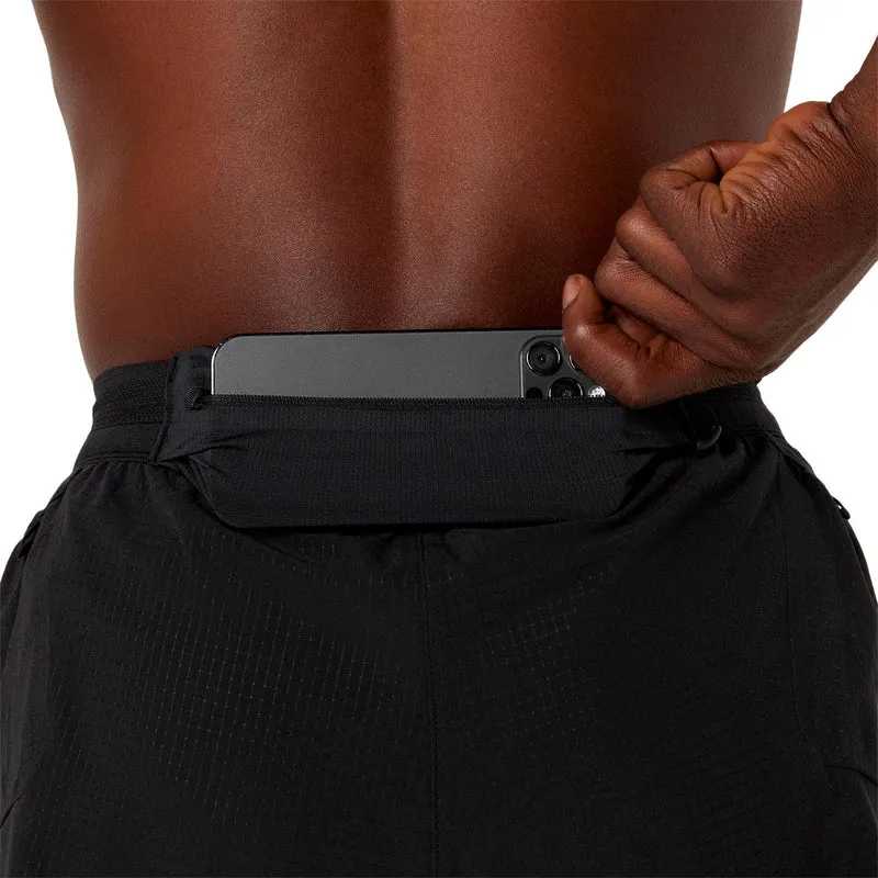 Metarun Split Laufshorts Herren - schwarz