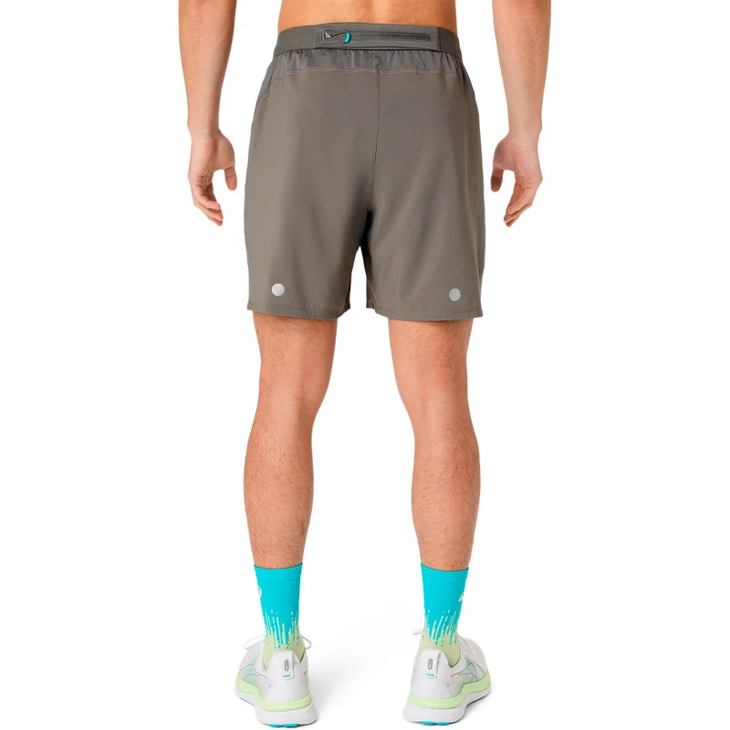 Road 2in1 7In Laufshorts Herren - grau