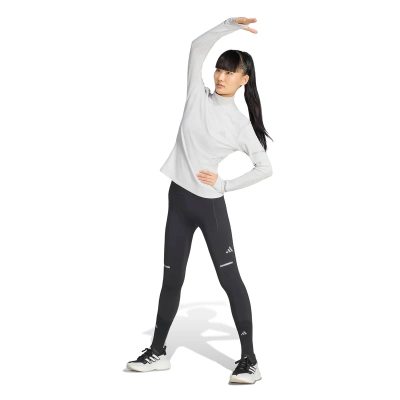 adi365 Warm Laufshirt Damen - grau