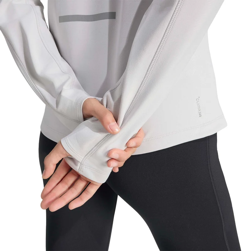 adi365 Warm Laufshirt Damen - grau