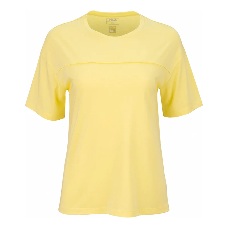 Lilou T-Shirt Damen - zitronengelb