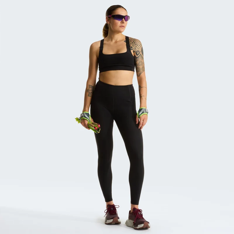 Refina 2 Pocket Lauftight Damen - schwarz