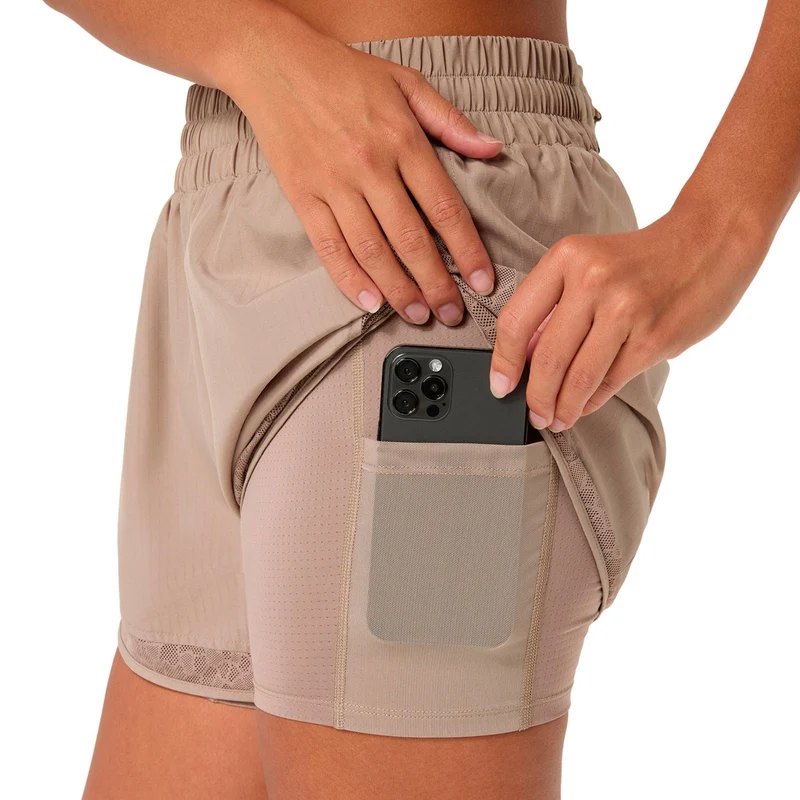 Nagino Laufshorts Damen - beige