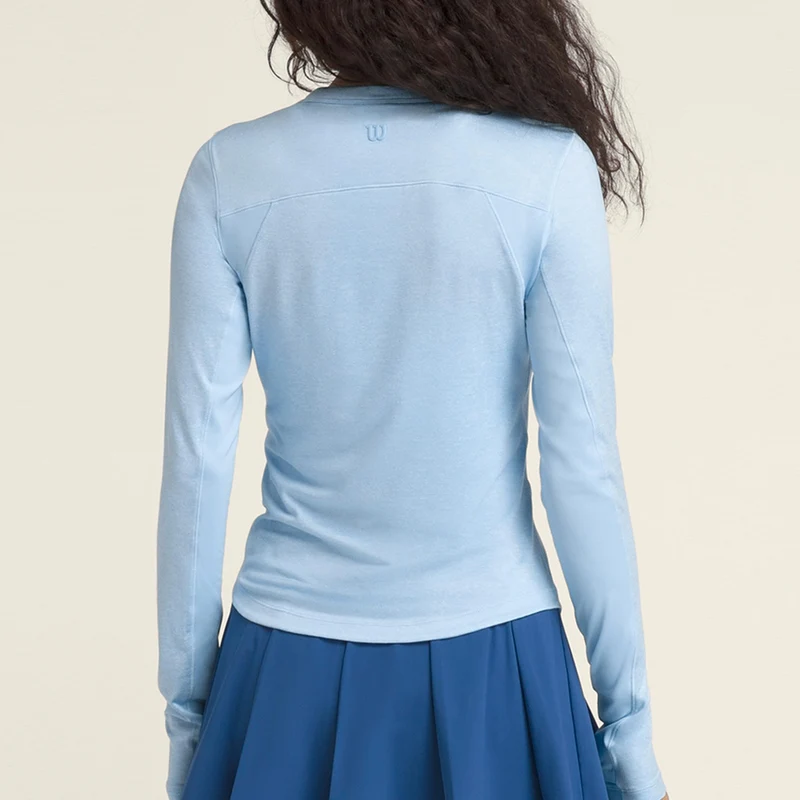 W All Day Long Sleeve Longsleeve -blau