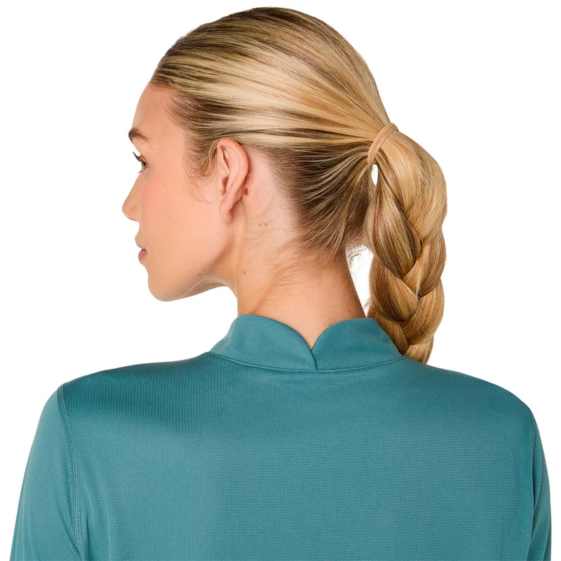 Icon 1/2 Zip Laufshirt Damen - türkis