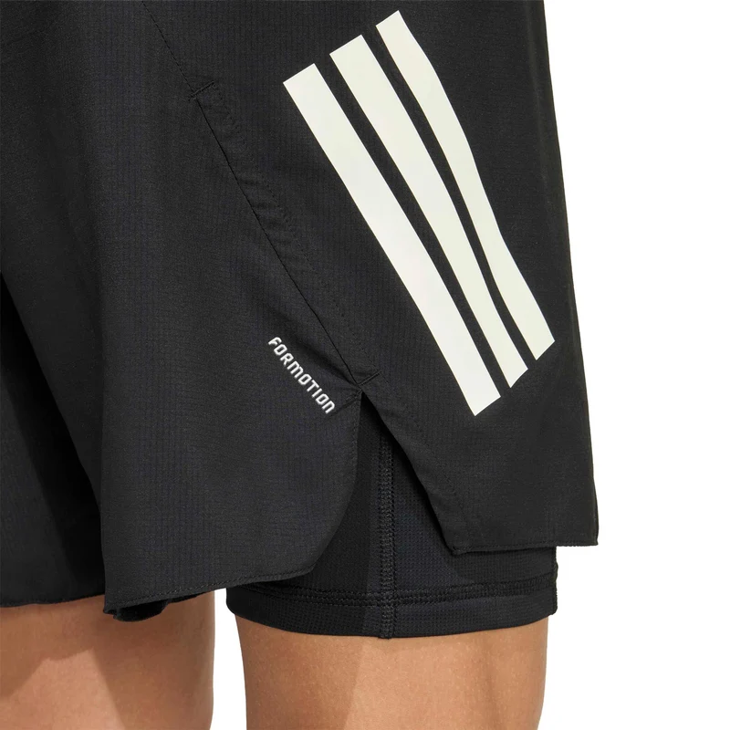 adi365 2in1 Laufshorts Herren-schwarz