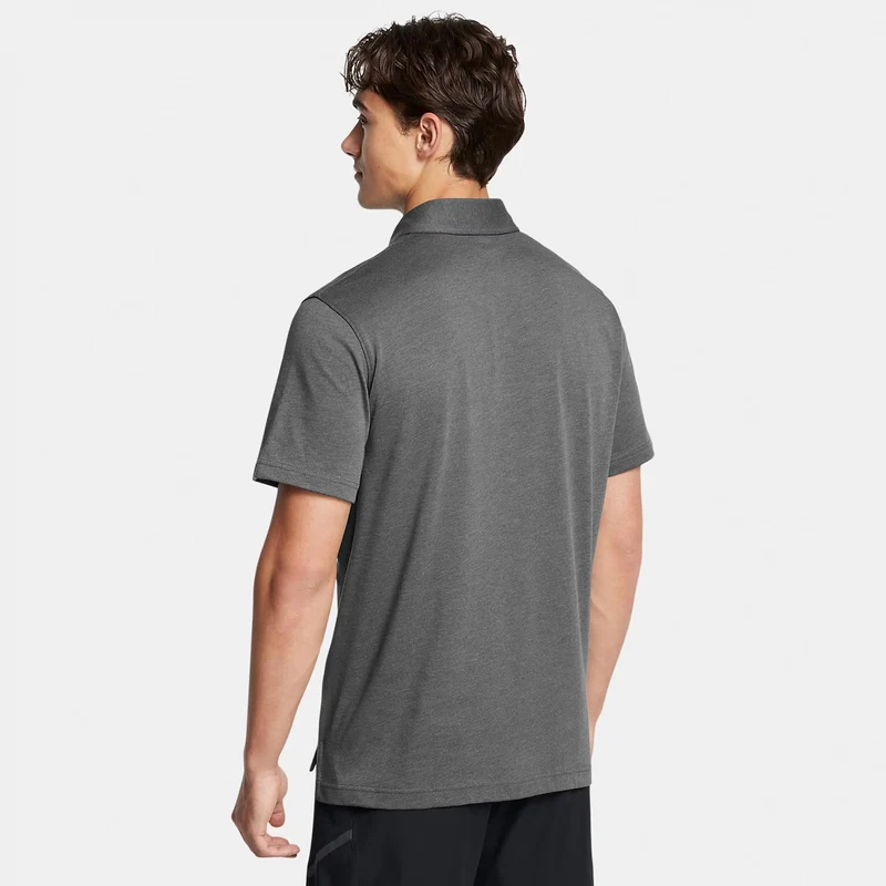 Icon Polo Herren - grau, weiß