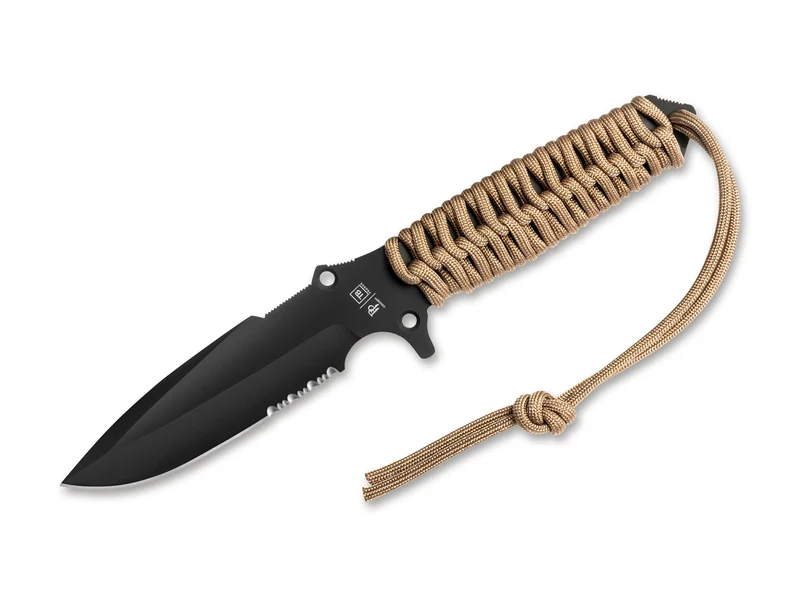 Maraudeur Paracord Brown Serrated