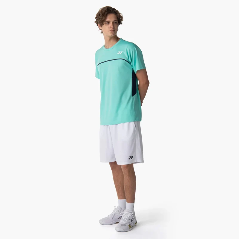 Crew Neck T-Shirt Herren - mint, dunkelblau