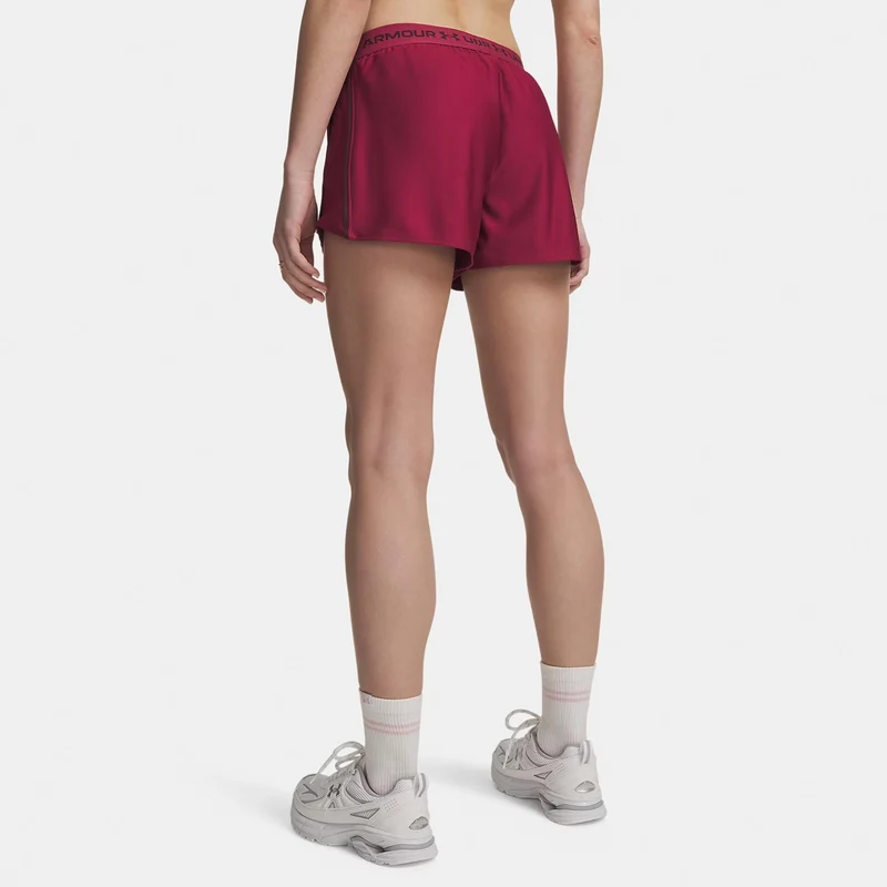 Tech Play Up Shorts Damen - rot, dunkelrot
