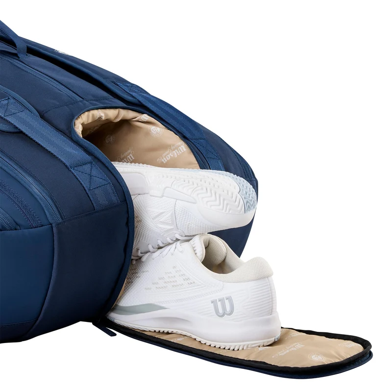 Roland Garros Sessionsoire Schlägertasche 6er - blau