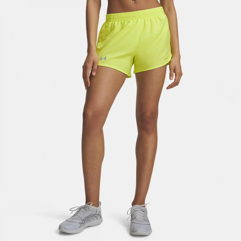 Fly By 3in Laufshorts Damen - gelb