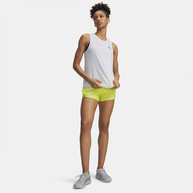 Fly By 3in Laufshorts Damen - gelb
