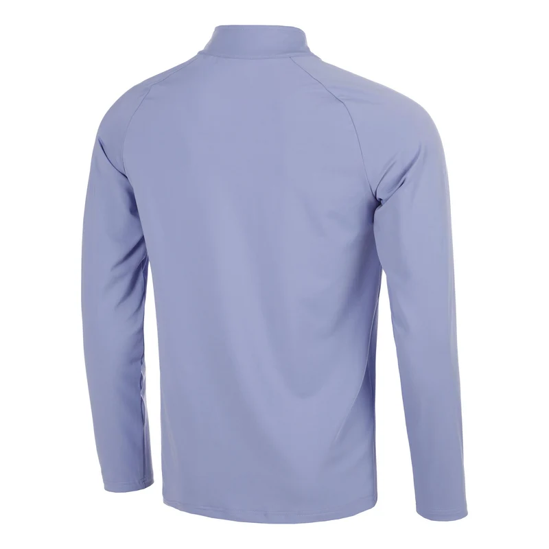 Glow Big Serve 1/4 Zip Longsleeve Herren - blau, creme