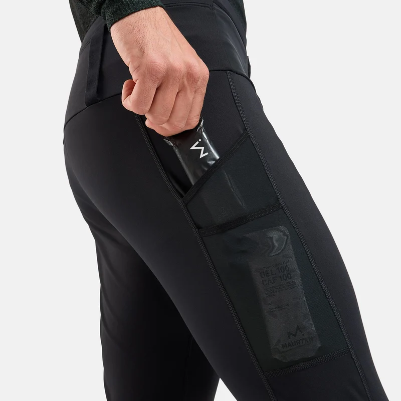 X-Alp Cargo Winter Lauftight Herren-Schwarz