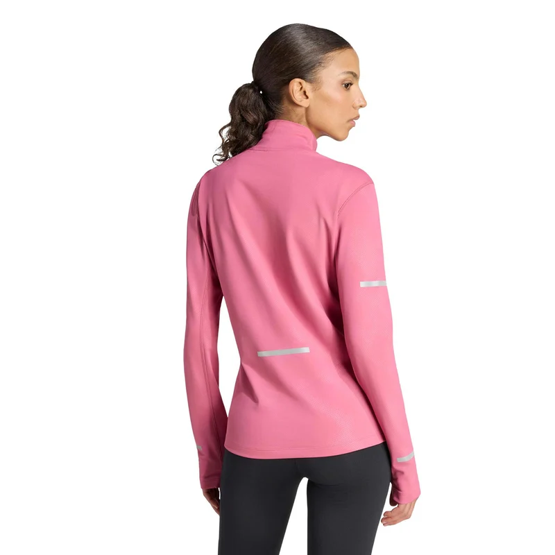 adi365 Warm Laufshirt Damen - weinrot