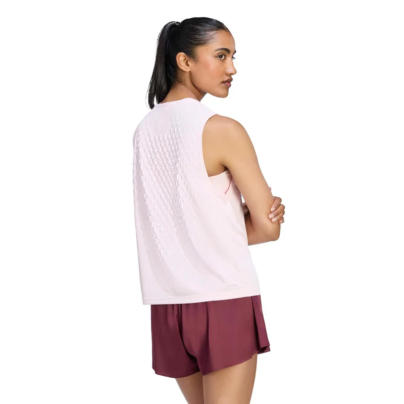 3D Pro Tank-Top Damen - pastellrosa, silber